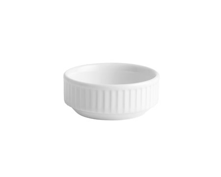 Plissé Miniskål 7 cm Hvit