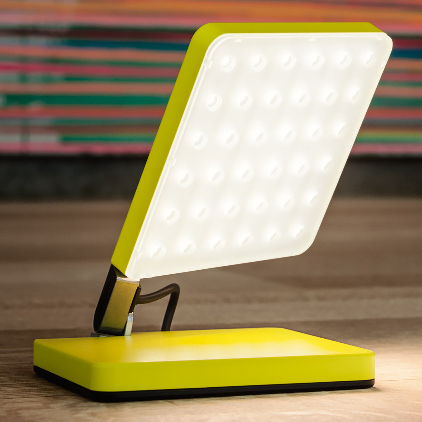 Nimbus Roxxane Fly LED-bordlampe, neongul