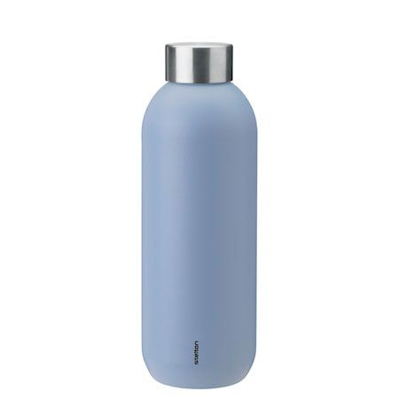 Keep Cool vacuum drinking bottle, 0,6 l. - lupin/steel