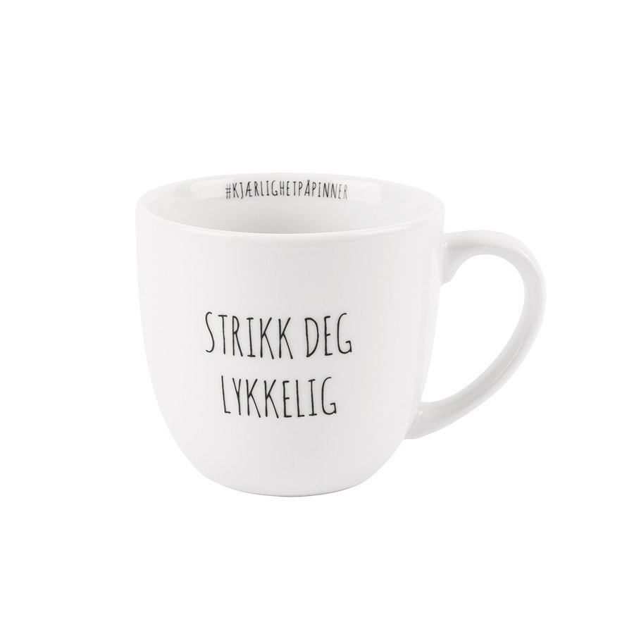 Strikk Deg Lykkelig Krus 38 Cl