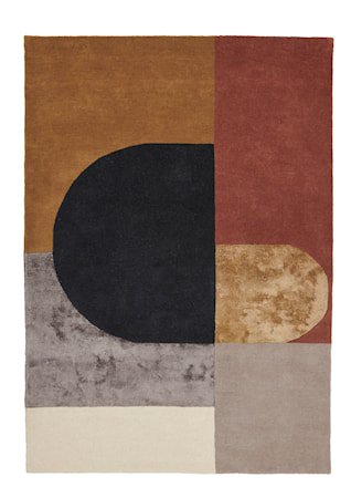 Vilja Teppe Mustard 170x240 cm