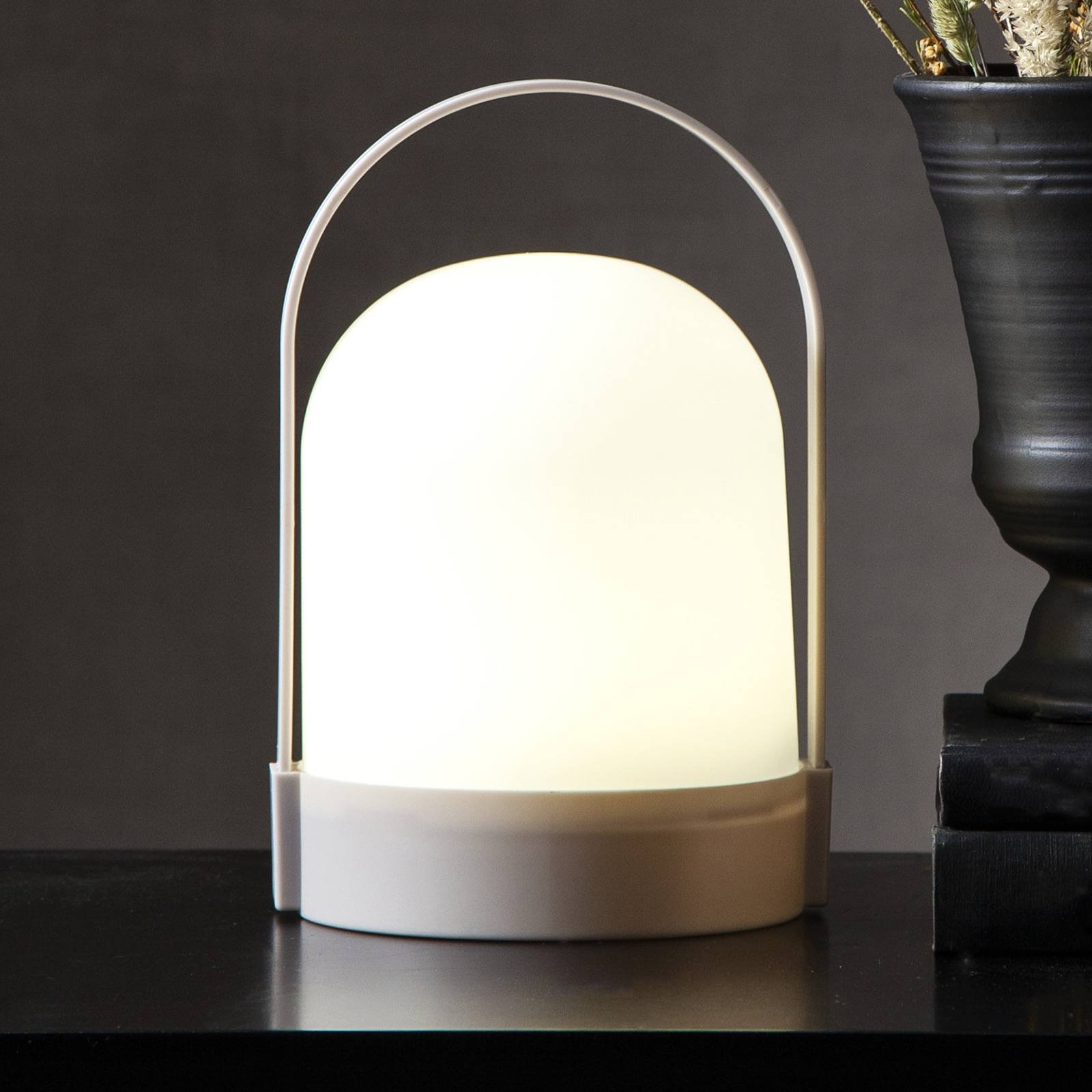 LED-bordlampe Lette med timer, batteridrift