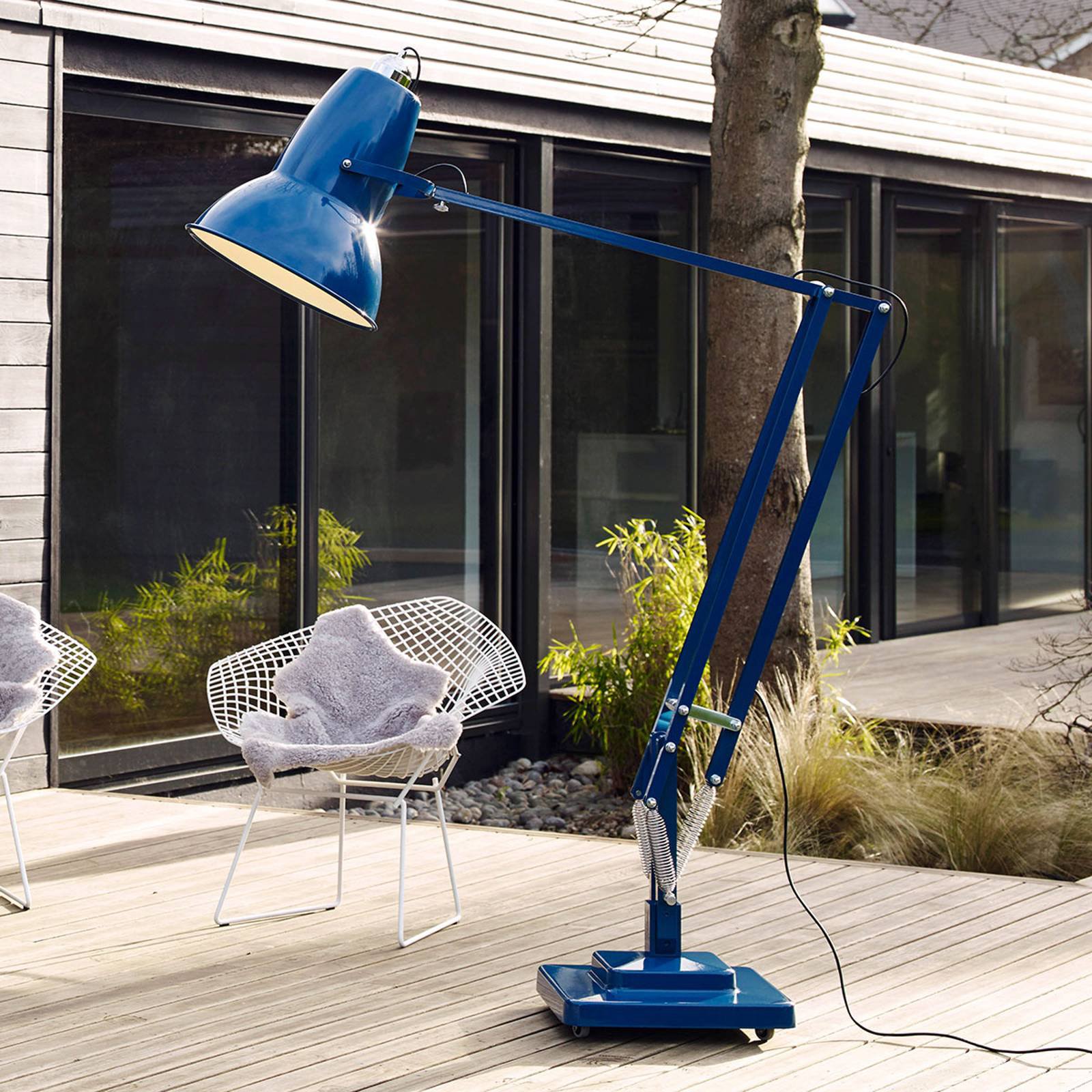 Anglepoise Original 1227 Giant gulvlampe IP65 blå