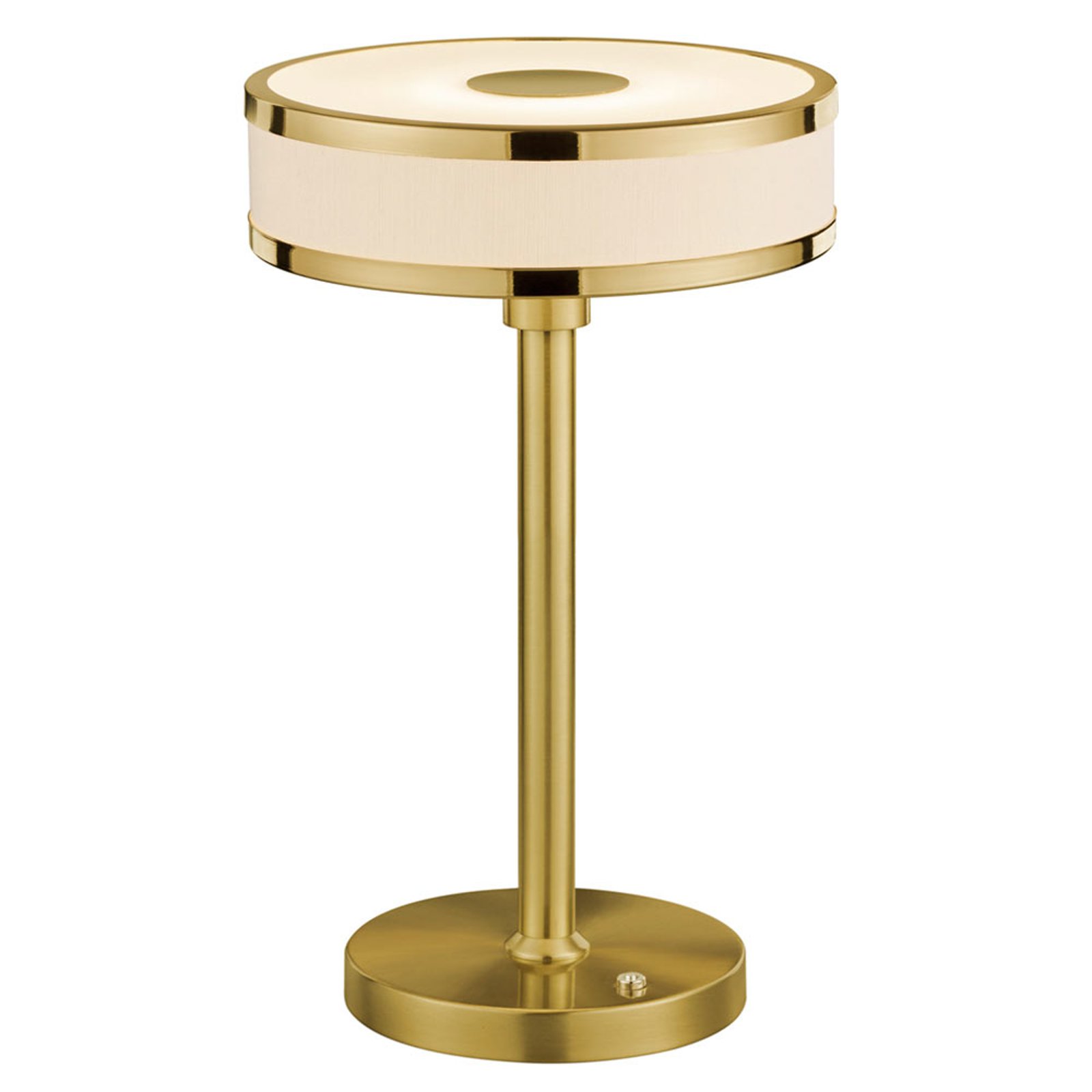 Med touch-dimmer - LED-bordlampe Agento messing