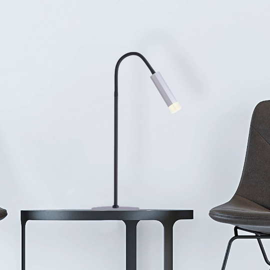 Paul Neuhaus Pure-Gemin LED-bordlampe sølv