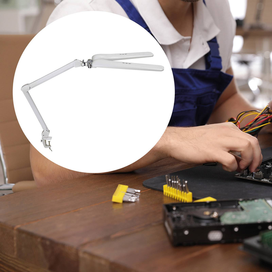 LED-klemmelampe MAULcraft duo, dimbar