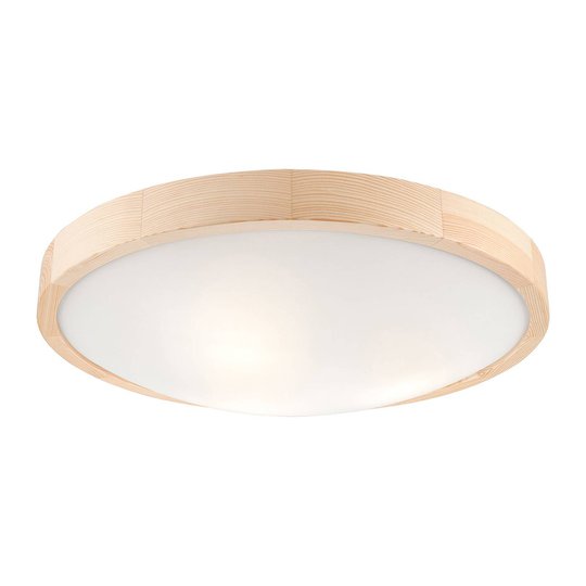 Zeus taklampe av tre, furu, Ø 47 cm