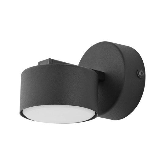 Vegglampe Dallas, 1 lyskilde, svart
