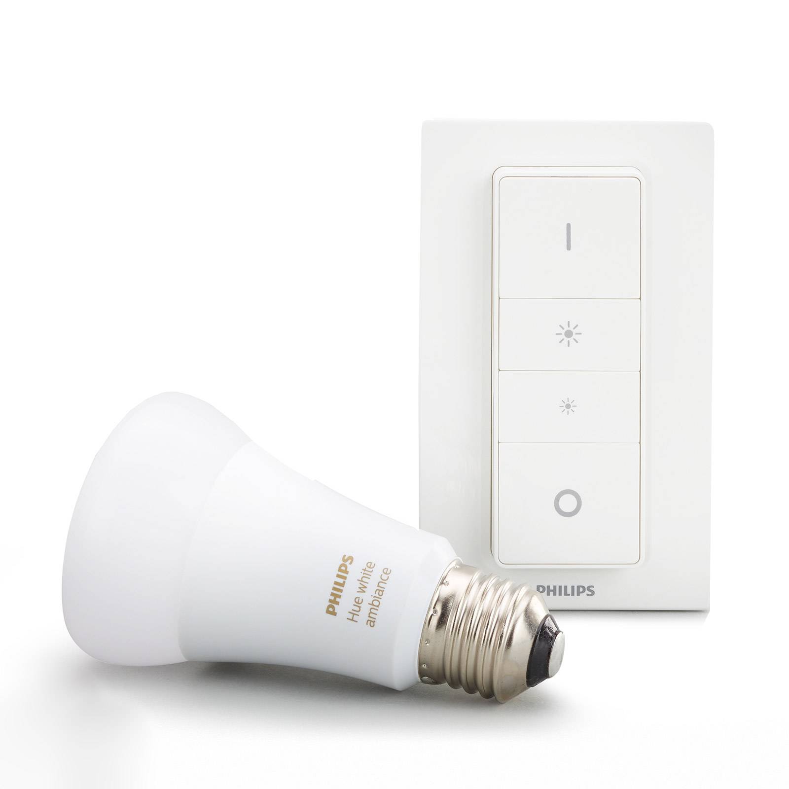 Philips Hue White Ambiance 8,5W E27, dimmebryter