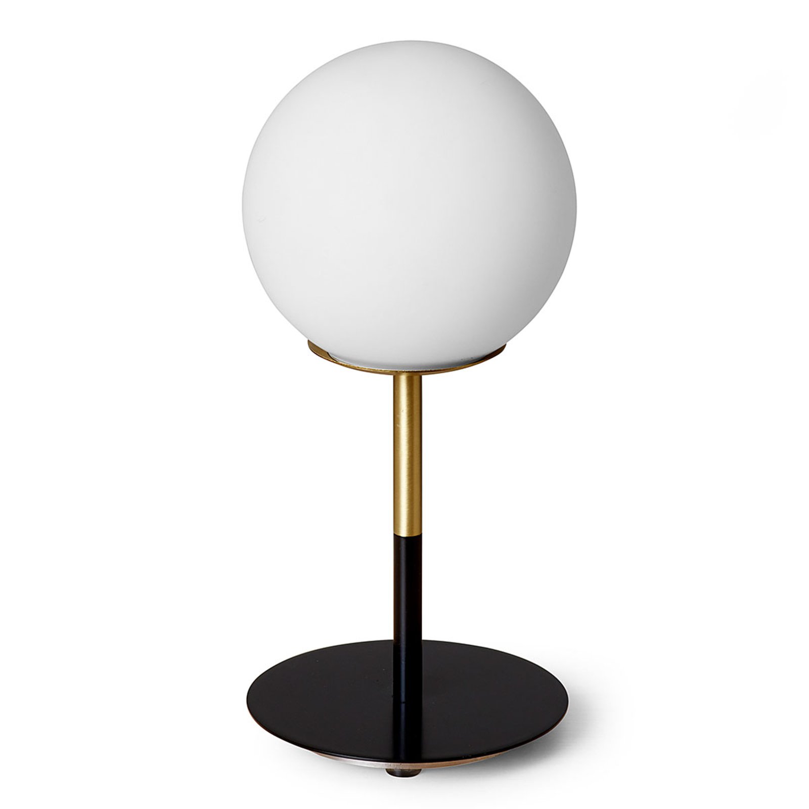 Messing-bordlampe Jugen med svart fot