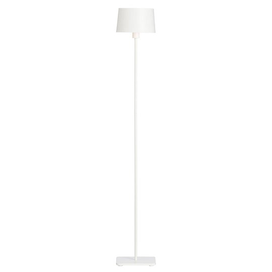 Gulvlampe Cuub av metall, hvit