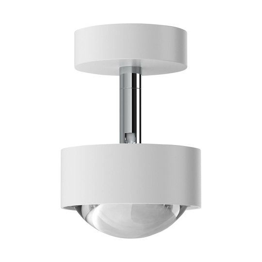 Puk Mini Turn LED-spot klar linse 1 lysk matt hvit