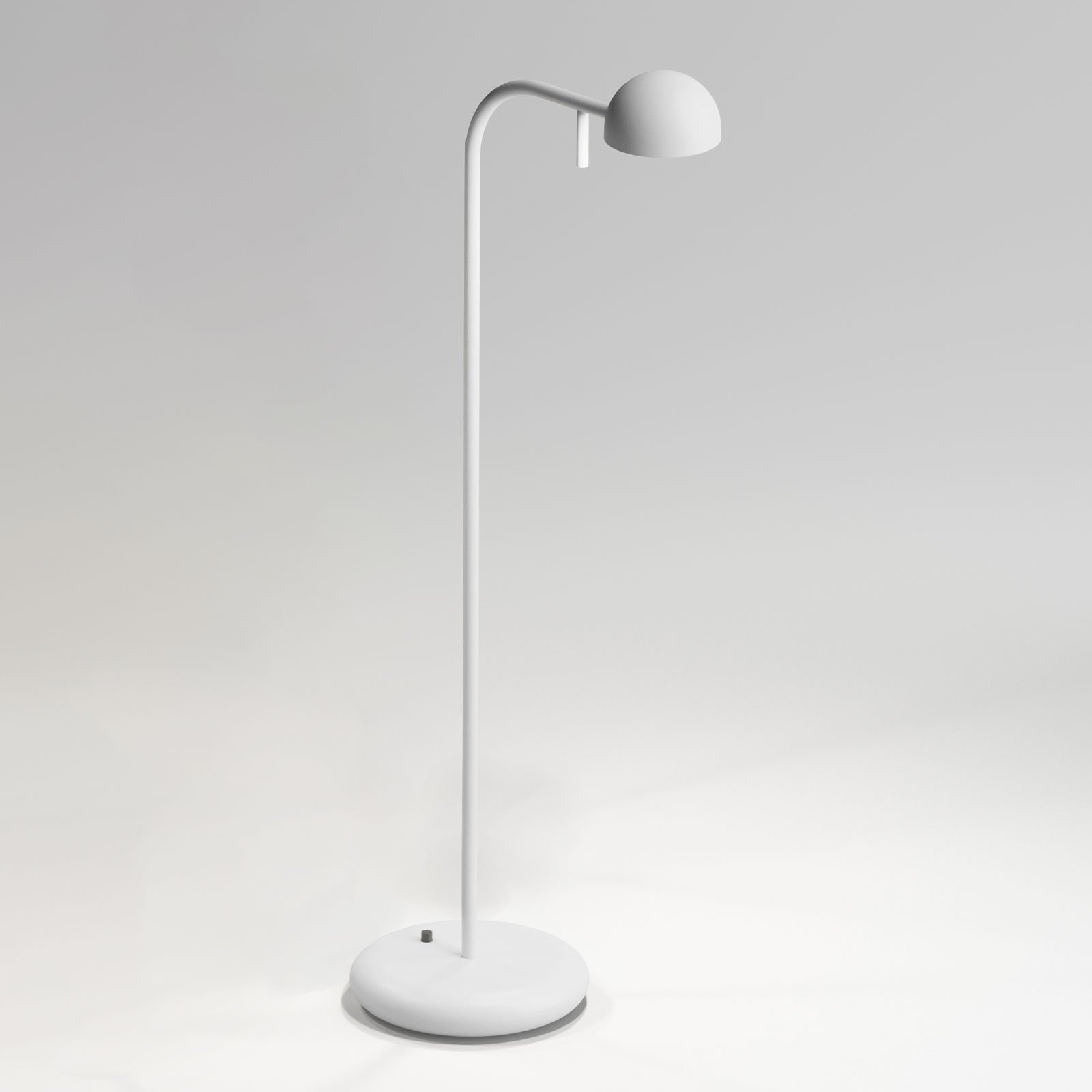 Vibia Pin 1650 LED-bordlampe, lengde 23 cm, hvit