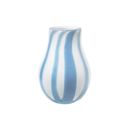 Ada Stripe Vase 22,5 cm Plein Air/Light Blue