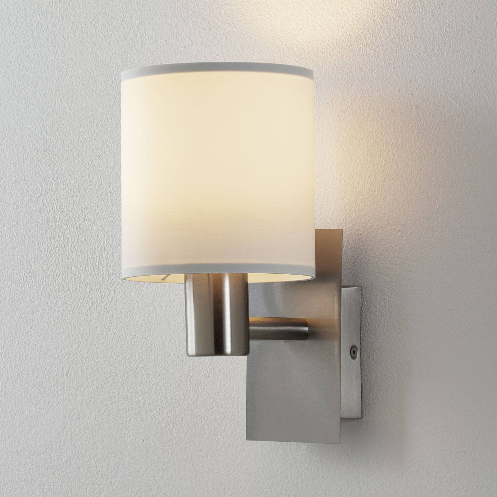 Lucande Patrik vegglampe rund hvit