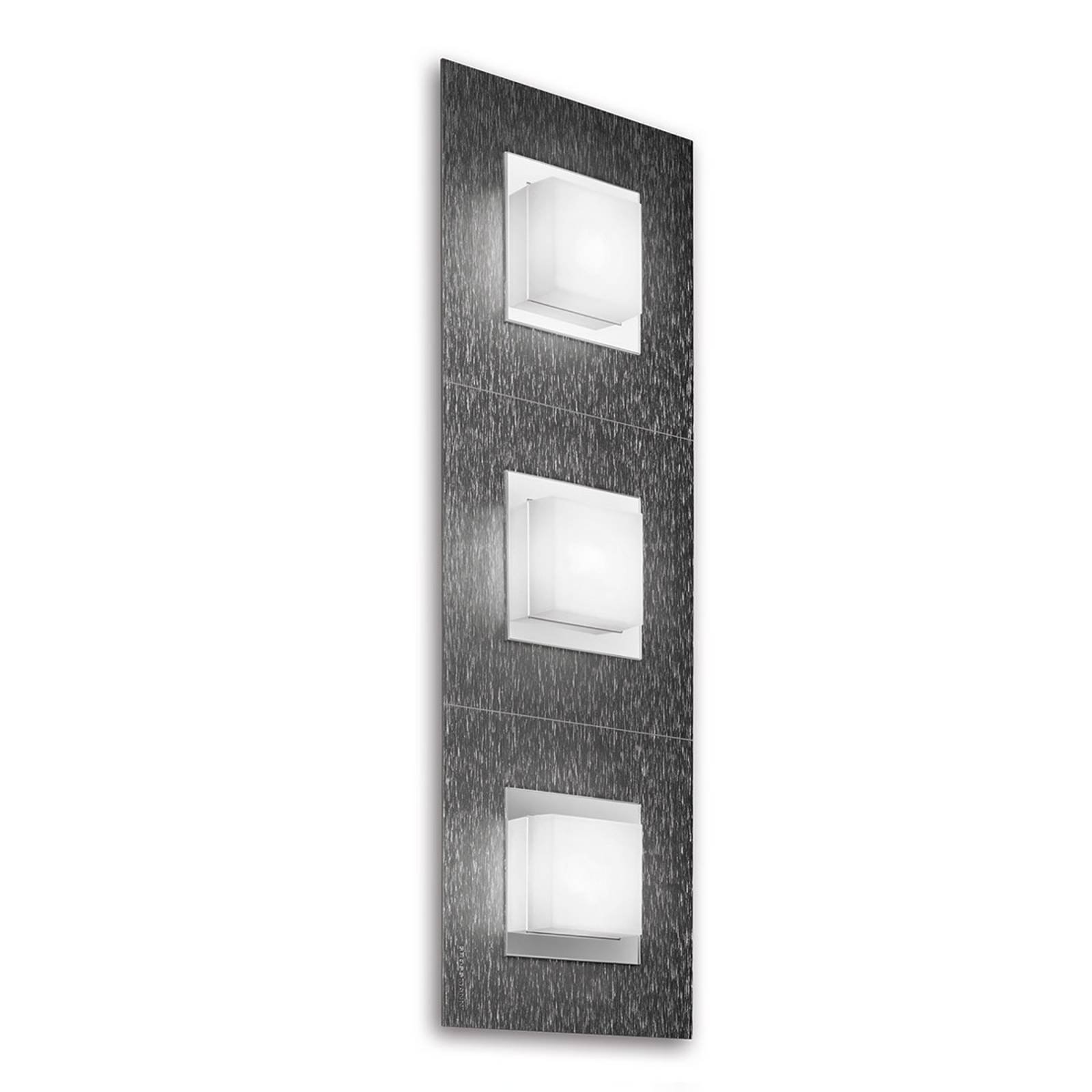 GROSSMANN Basic LED-vegglampe 3lk., antrasitt