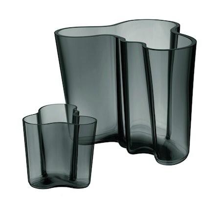 Aalto Vase gavesett 160+95 mm Mørkegrå