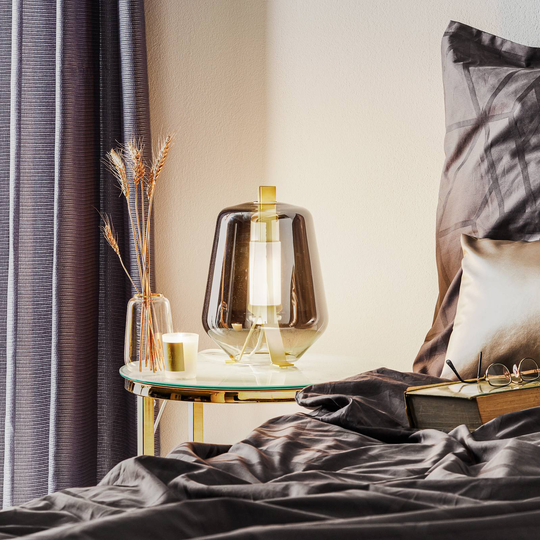 Prandina Luisa T1 bordlampe 2 700 K messing/speil