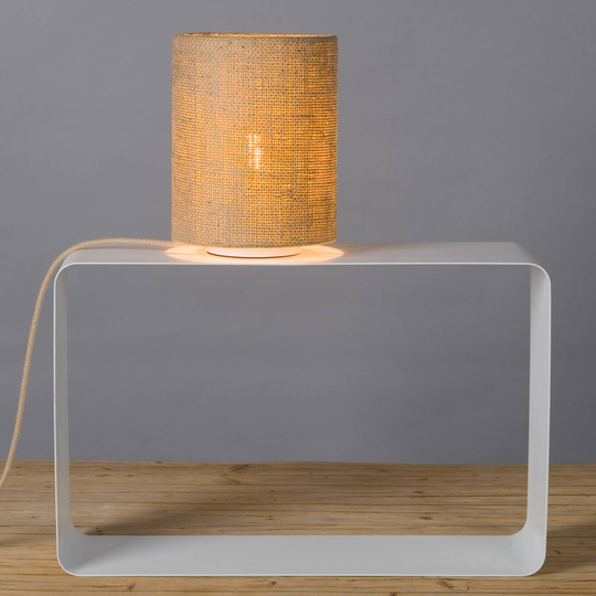Bordlampe N°15 Perlbohne - skjerm av kaffesekk