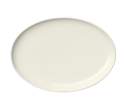 Essence Tallerken 25 cm oval hvit