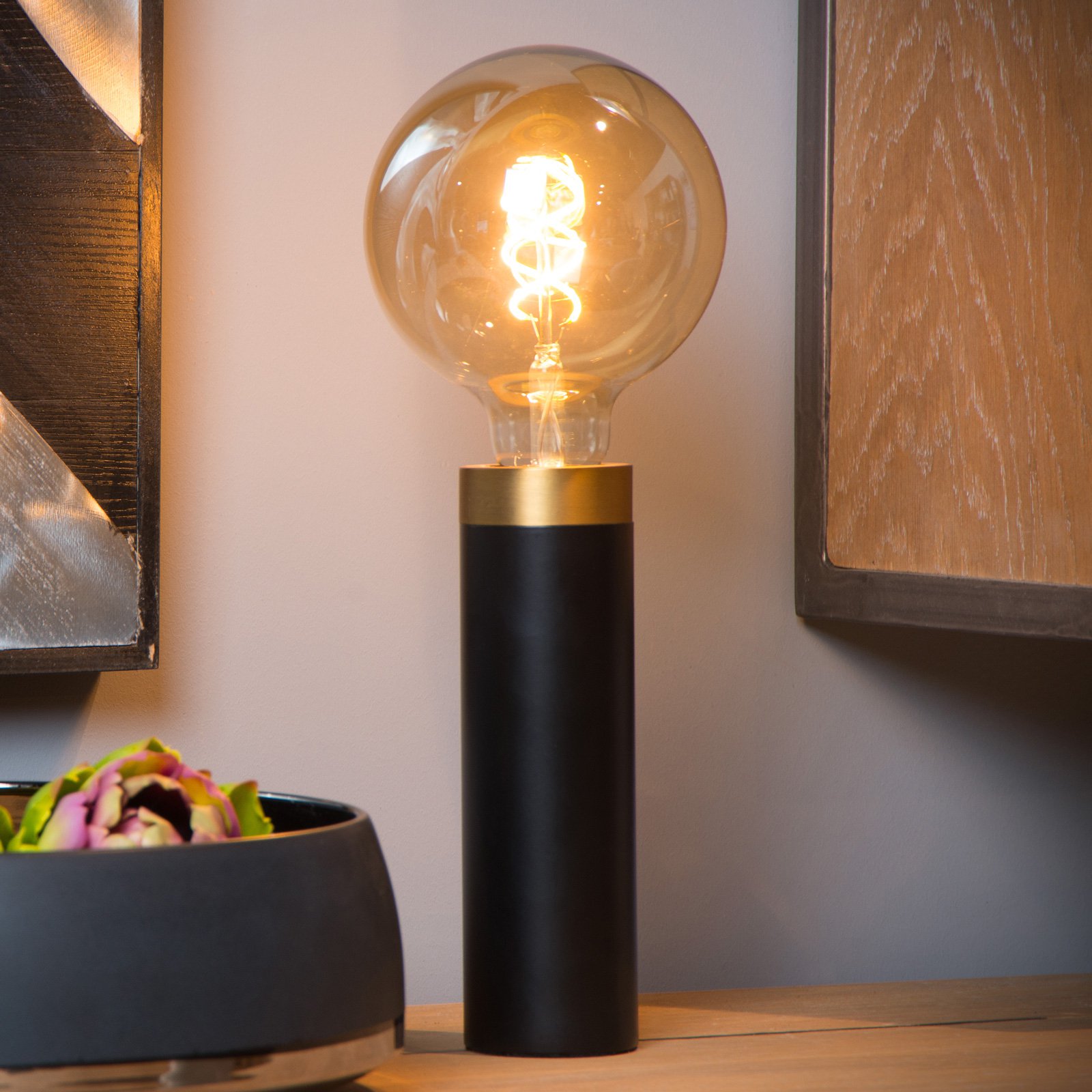Selin bordlampe svart