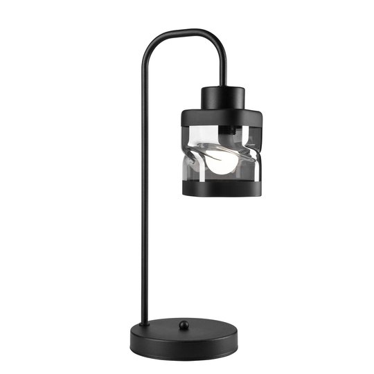 Bordlampe Thor i lykteform av metall