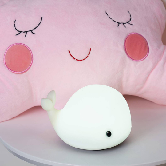 Pauleen GoodNight Whale nattlampe, fargevekslende