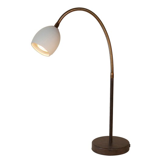 Menzel Provence matt bordlampe med fleksarm