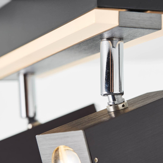 LED-taklampe Howle, dimbar, 2 lyskilder