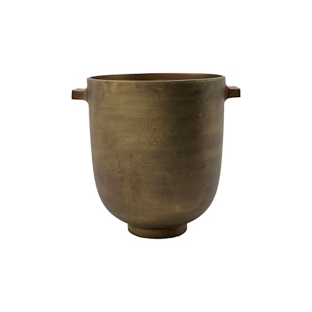 Plantekasse Foem Antikk messing 20 cm