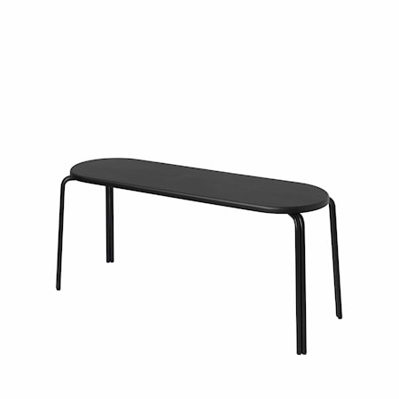 Oda 2-seters Benk Askefinér Simply Black