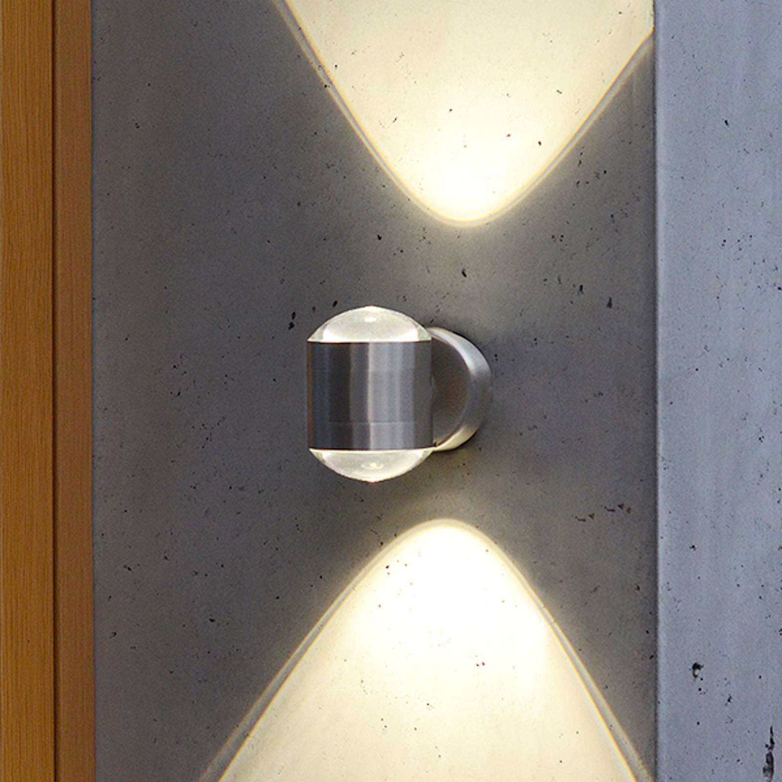 Utendørs LED-vegglampe Crystal