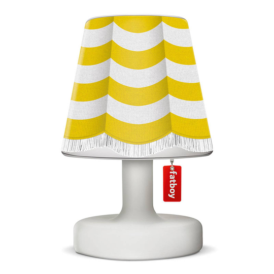 Fatboy Cooper Cappie skjerm, stripe curtain yellow