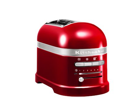 Artisan brødrister rød metallic