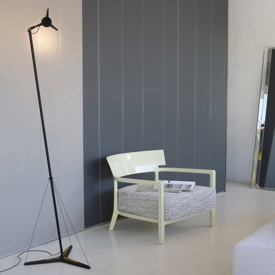 Martinelli Luce Y3 LED-gulvlampe, svart