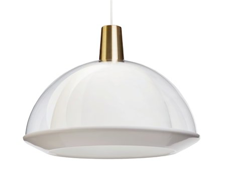 Pendel Kuplat Hvit 40 cm