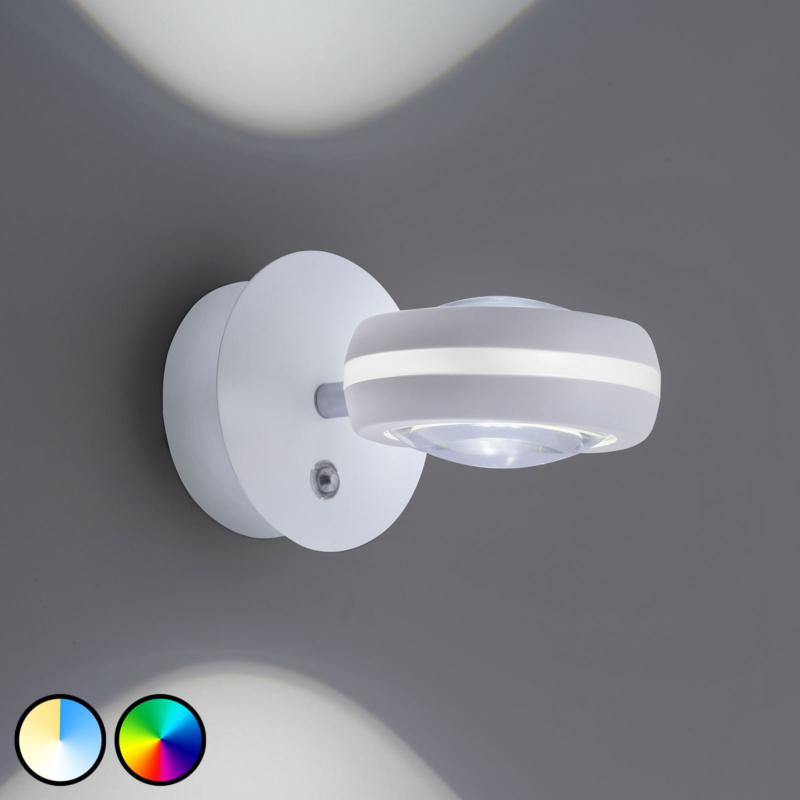 Trio WiZ Vista LED-vegglampe, hvit