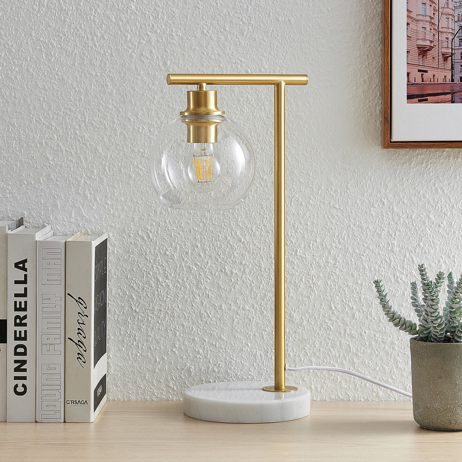 Lindby Kimya bordlampe