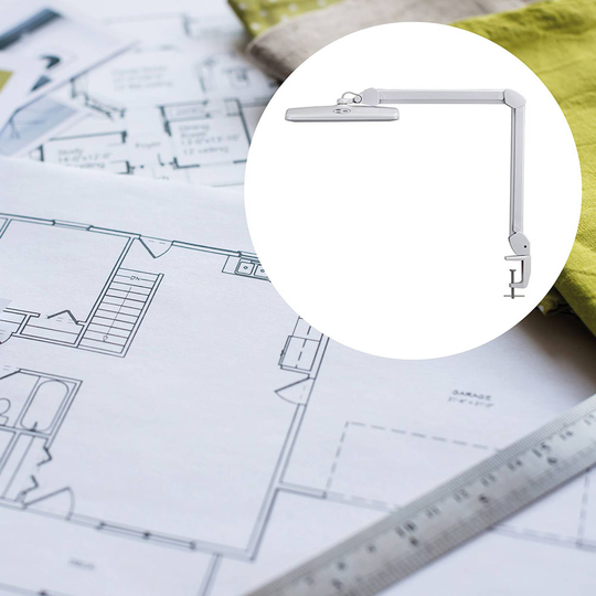 MAULintro LED-arbeidsplasslampe med klemmefot