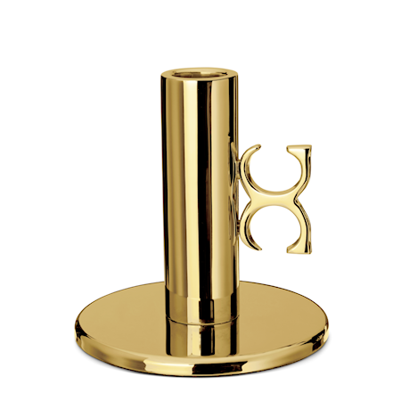 Monogram Lysestake Messing 11 cm