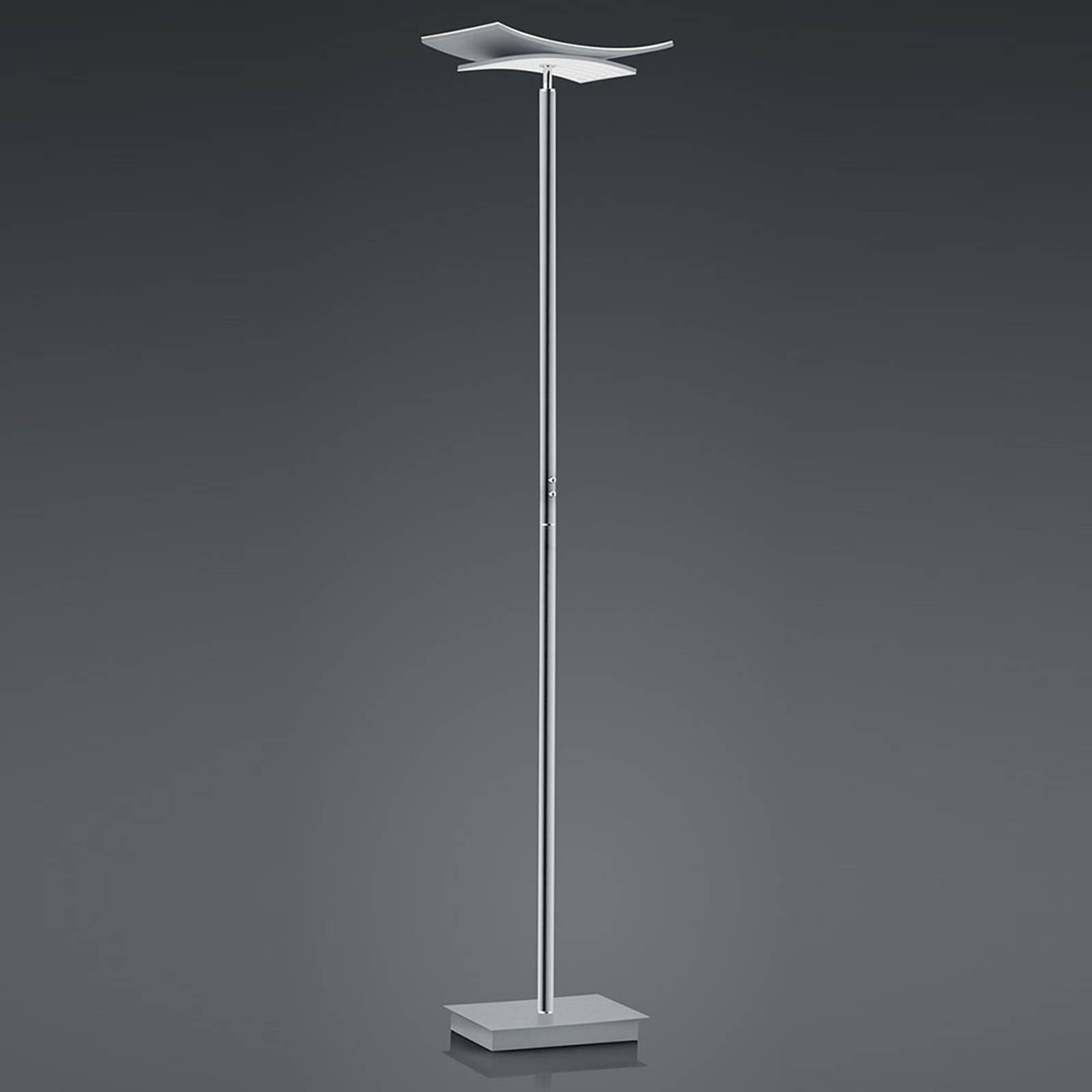 B-Leuchten Liberty LED-gulvlampe, matt nikkel