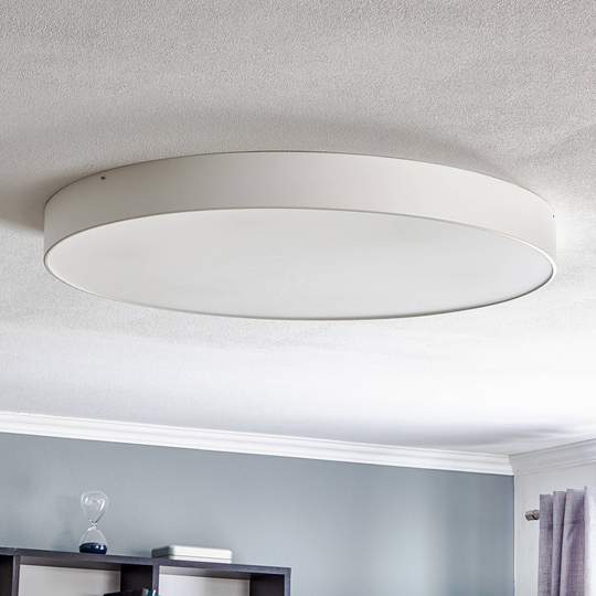 Taklampe Dayton i hvit Ø 75 cm