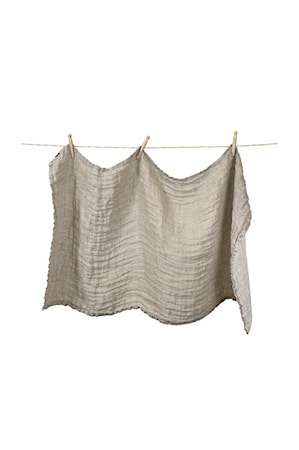 Hannelin baby pledd natural/white 60 x 110 cm