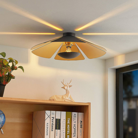 Lucande Jemmily taklampe, 1 lyskilde, rund