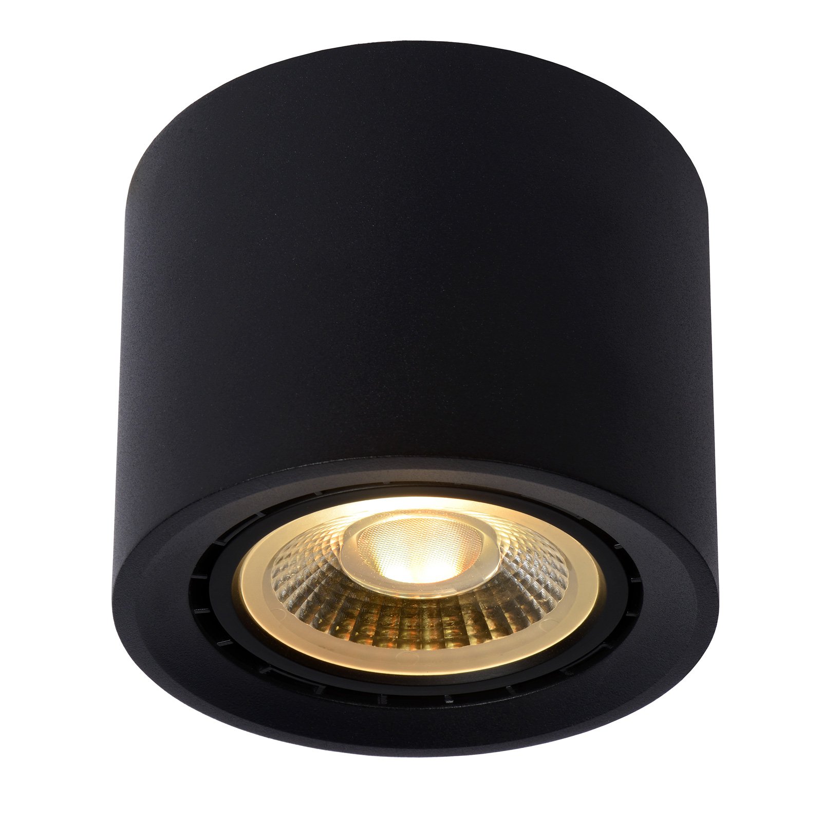 LED-taklampe Fedler dim to warm, svart