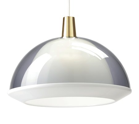 Pendel Kuplat 48 cm – Røykgrå