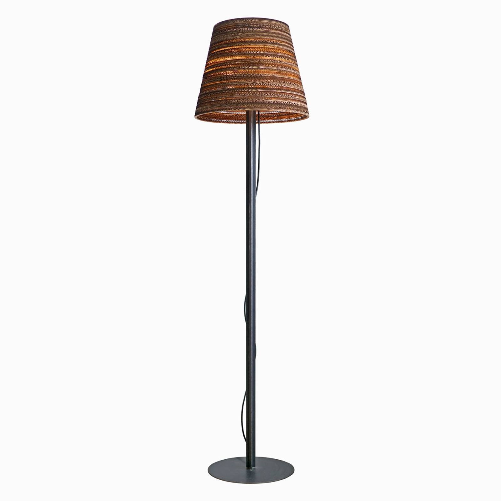 Gulvlampe med pappskjerm - Tilt