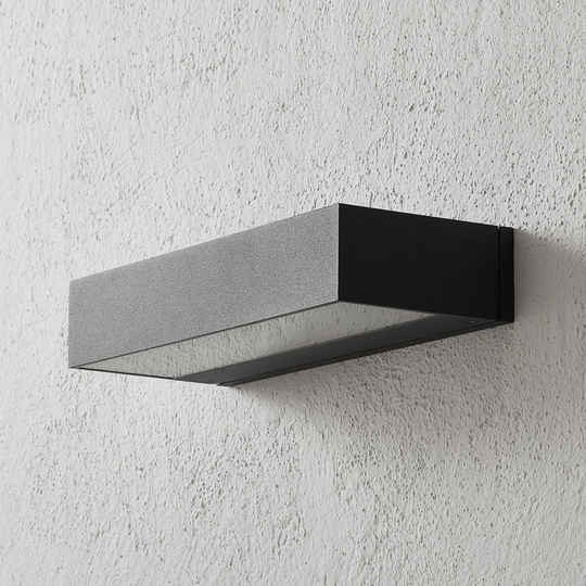 BEGA 24472 LED-vegglampe, 3000K 30 cm down grafitt