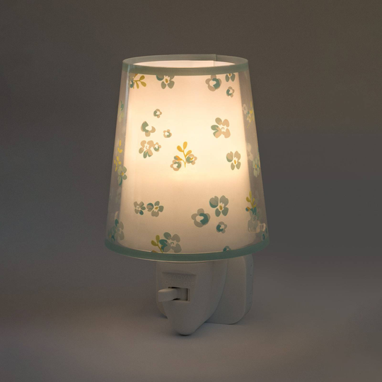 LED-nattlampe til barnerom Dream Flowers, grønn