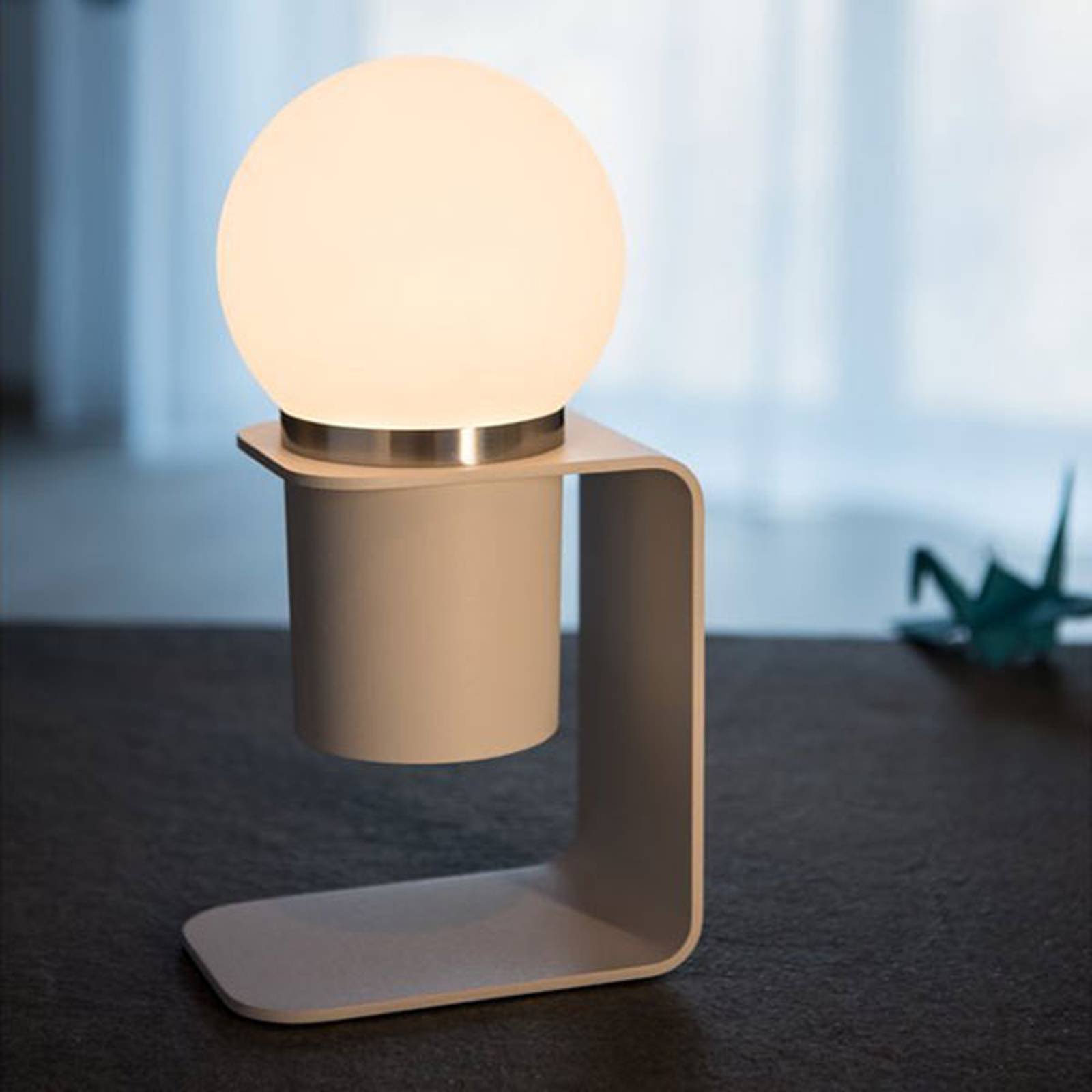 SLV Tonila LED-bordlampe hvit/aluminium